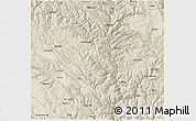 Shaded Relief 3D Map of Yajiang