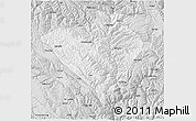 Silver Style 3D Map of Yajiang