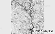Physical Map of Yajiang, desaturated