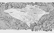 Gray Panoramic Map of Yajiang