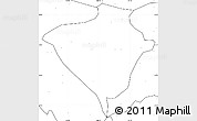 Blank Simple Map of Yajiang, no labels