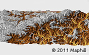 Physical Panoramic Map of Yanbian