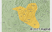 Savanna Style 3D Map of Yanting