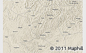 Shaded Relief 3D Map of Yanting