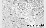 Silver Style 3D Map of Yanting