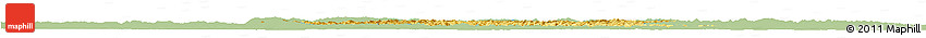 Savanna Style Horizon Map of Yanting, single color outside