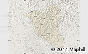 Shaded Relief Map of Yanting, lighten