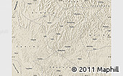 Shaded Relief Map of Yanting