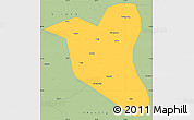 Savanna Style Simple Map of Yanting