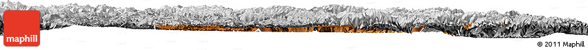 Physical Horizon Map of Yanyuan, desaturated