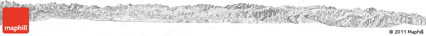 Silver Style Horizon Map of Yanyuan