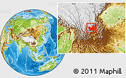 Physical Location Map of Yanyuan