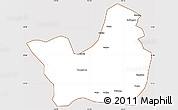 Classic Style Simple Map of Yanyuan, cropped outside