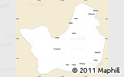 Classic Style Simple Map of Yanyuan, single color outside