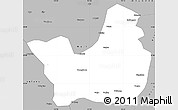 Gray Simple Map of Yanyuan