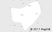 Silver Style Simple Map of Yingshan