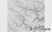 Physical 3D Map of Zamtang, desaturated