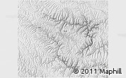 Physical 3D Map of Zamtang, lighten
