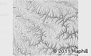 Physical 3D Map of Zamtang, semi-desaturated