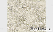 Shaded Relief 3D Map of Zamtang