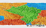 Political Panoramic Map of Zamtang