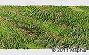 Satellite Panoramic Map of Zamtang