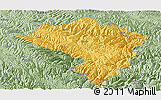 Savanna Style Panoramic Map of Zamtang