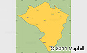 Savanna Style Simple Map of Zamtang, cropped outside