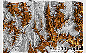 Physical 3D Map of Zhaojue
