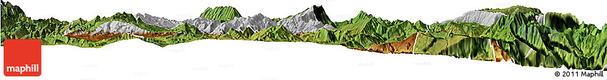 Physical Horizon Map of Zhaojue, satellite outside Physical Horizon Map of Zhaojue, satellite outside