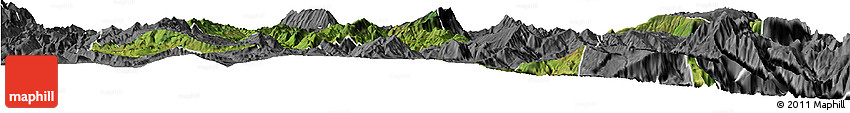 Satellite Horizon Map of Zhaojue, desaturated Satellite Horizon Map of Zhaojue, desaturated