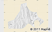 Classic Style Map of Zhaojue, single color outside