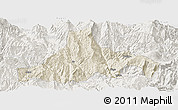 Shaded Relief Panoramic Map of Zhaojue, lighten