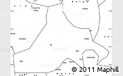 Blank Simple Map of Zhaojue