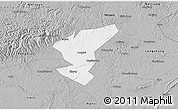 Gray 3D Map of Zigong Shiqu