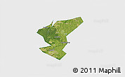 Satellite 3D Map of Zigong Shiqu, single color outside