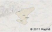 Shaded Relief 3D Map of Zigong Shiqu, lighten