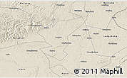 Shaded Relief 3D Map of Zigong Shiqu
