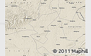 Shaded Relief Map of Zigong Shiqu