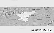 Gray Panoramic Map of Zigong Shiqu