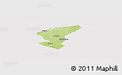 Physical Panoramic Map of Zigong Shiqu, cropped outside