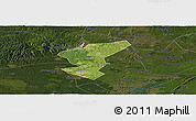 Satellite Panoramic Map of Zigong Shiqu, darken