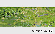 Satellite Panoramic Map of Zigong Shiqu