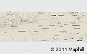 Shaded Relief Panoramic Map of Zigong Shiqu