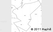 Blank Simple Map of Zigong Shiqu