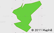 Political Simple Map of Zigong Shiqu, cropped outside