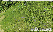 Satellite 3D Map of Zitong
