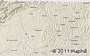Shaded Relief 3D Map of Zitong