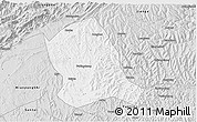 Silver Style 3D Map of Zitong