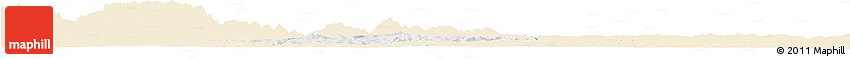 Classic Style Horizon Map of Zitong, single color outside